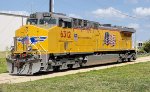 UP 6312 UP Close on the Parking Side Track at The Wabtec Locomotive Plant Fort Worth Texas 